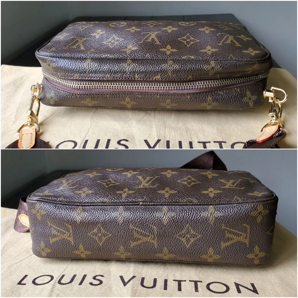 Authentic LOUIS VUITTON Trousse De Toilette 23 Crossbody Bag - Picture 8 of 13